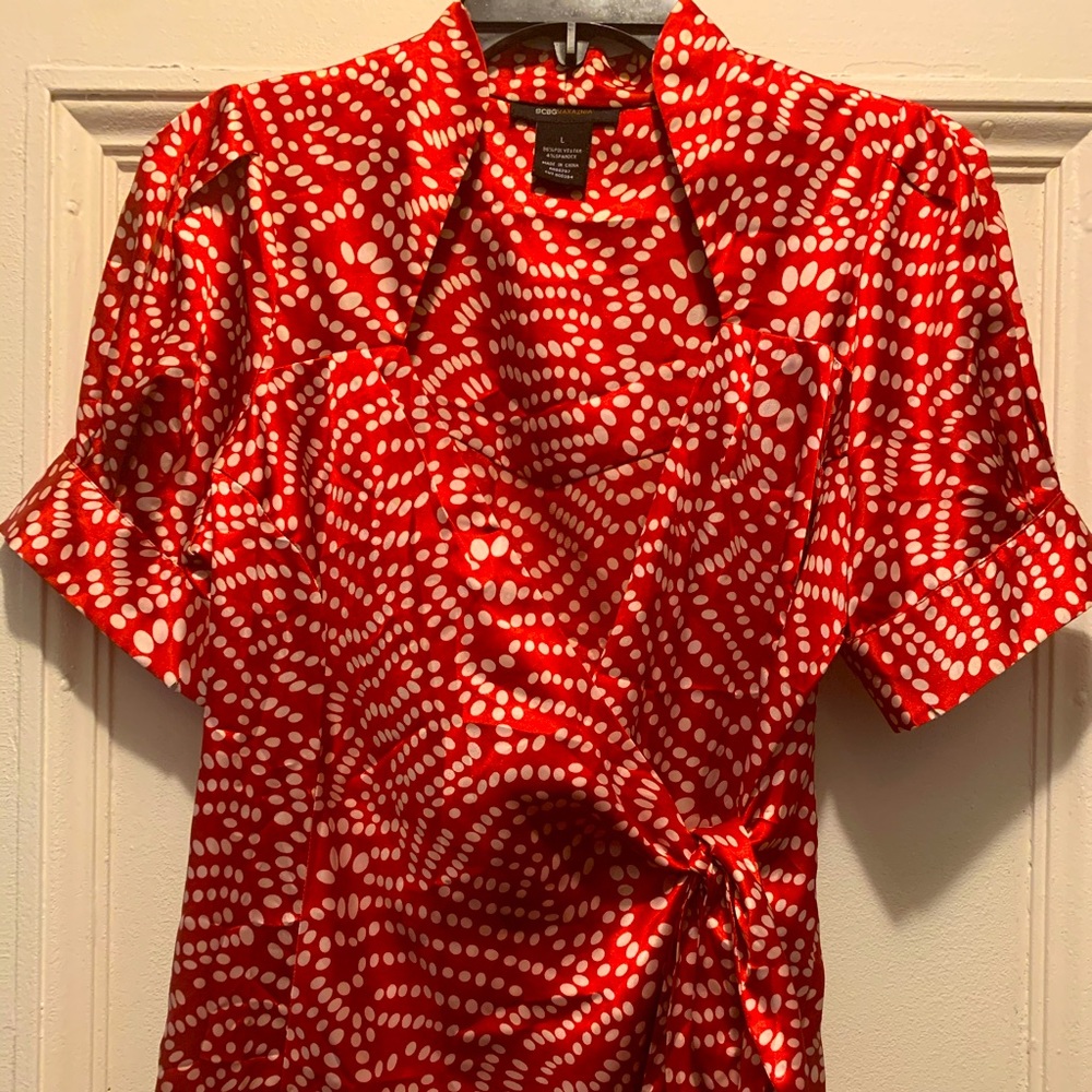 BCBG Wrapped Top